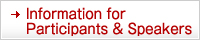 Information for Participants & Speakers